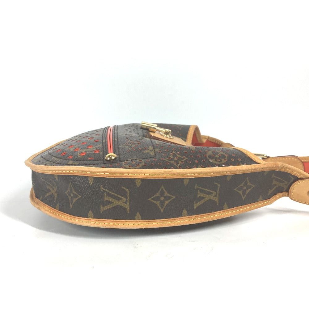 Louis Vuitton Louis Vuitton M95178 Monogram Perfo Dohmi (Protrusion On The Top Of A Pagoda Finial) Lunne. Shawl Shoulder Bag Canvas Women Oranger Orange Size ONE SIZE - 3 Thumbnail