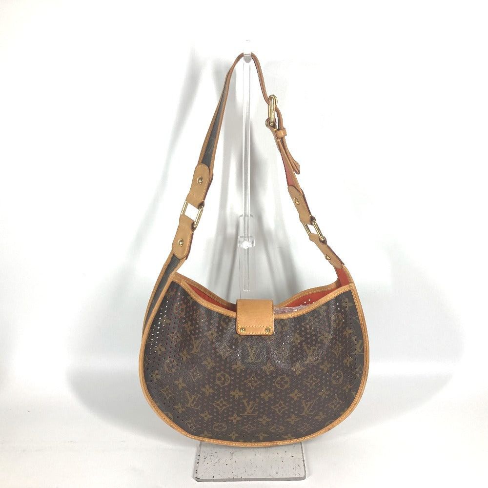Louis Vuitton Louis Vuitton M95178 Monogram Perfo Dohmi (Protrusion On The Top Of A Pagoda Finial) Lunne. Shawl Shoulder Bag Canvas Women Oranger Orange Size ONE SIZE - 2 Thumbnail