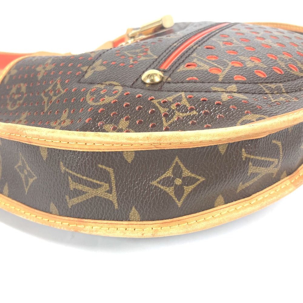 Louis Vuitton Louis Vuitton M95178 Monogram Perfo Dohmi (Protrusion On The Top Of A Pagoda Finial) Lunne. Shawl Shoulder Bag Canvas Women Oranger Orange Size ONE SIZE - 5 Thumbnail