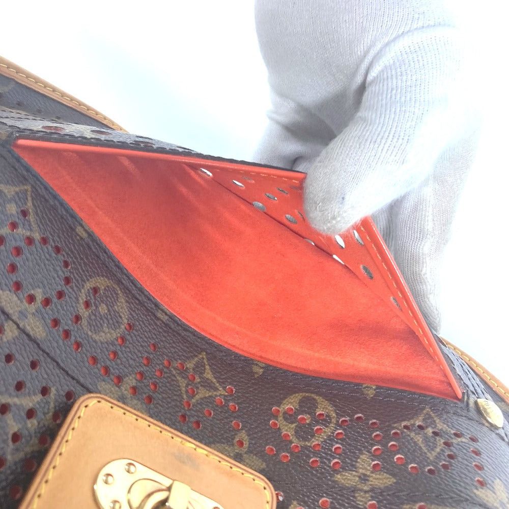 Louis Vuitton Louis Vuitton M95178 Monogram Perfo Dohmi (Protrusion On The Top Of A Pagoda Finial) Lunne. Shawl Shoulder Bag Canvas Women Oranger Orange Size ONE SIZE - 18 Thumbnail