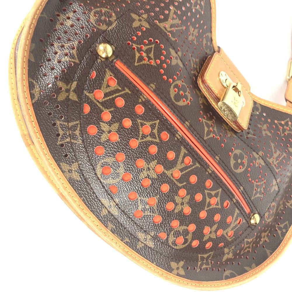 Louis Vuitton Louis Vuitton M95178 Monogram Perfo Dohmi (Protrusion On The Top Of A Pagoda Finial) Lunne. Shawl Shoulder Bag Canvas Women Oranger Orange Size ONE SIZE - 13 Thumbnail