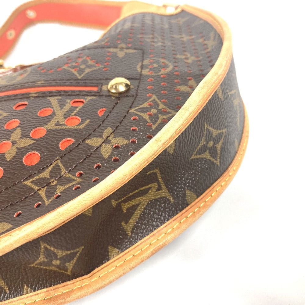 Louis Vuitton Louis Vuitton M95178 Monogram Perfo Dohmi (Protrusion On The Top Of A Pagoda Finial) Lunne. Shawl Shoulder Bag Canvas Women Oranger Orange Size ONE SIZE - 6 Thumbnail