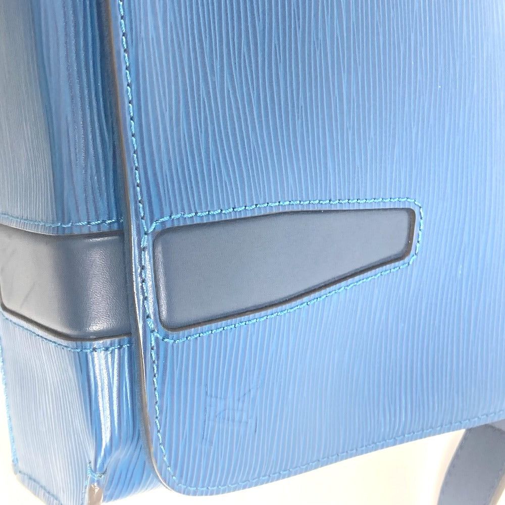 Louis Vuitton Louis Vuitton M53407 Epi Harrington Messenger Diagonal Hanging (E.G. Of A Rocket) Briefcase Flap Shoulder Bag Leather Men Blue Azul (Blue Cheese) Size ONE SIZE - 11 Thumbnail