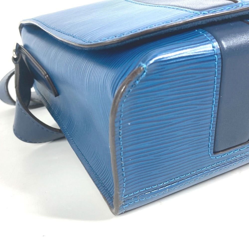 Louis Vuitton Louis Vuitton M53407 Epi Harrington Messenger Diagonal Hanging (E.G. Of A Rocket) Briefcase Flap Shoulder Bag Leather Men Blue Azul (Blue Cheese) Size ONE SIZE - 5 Thumbnail