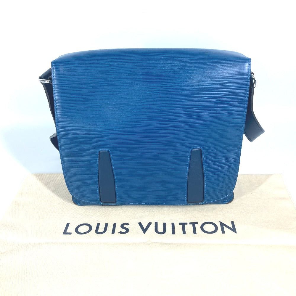 Louis Vuitton Louis Vuitton M53407 Epi Harrington Messenger Diagonal Hanging (E.G. Of A Rocket) Briefcase Flap Shoulder Bag Leather Men Blue Azul (Blue Cheese) Size ONE SIZE - 14 Thumbnail