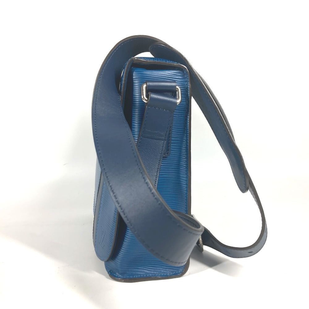 Louis Vuitton Louis Vuitton M53407 Epi Harrington Messenger Diagonal Hanging (E.G. Of A Rocket) Briefcase Flap Shoulder Bag Leather Men Blue Azul (Blue Cheese) Size ONE SIZE - 3 Thumbnail