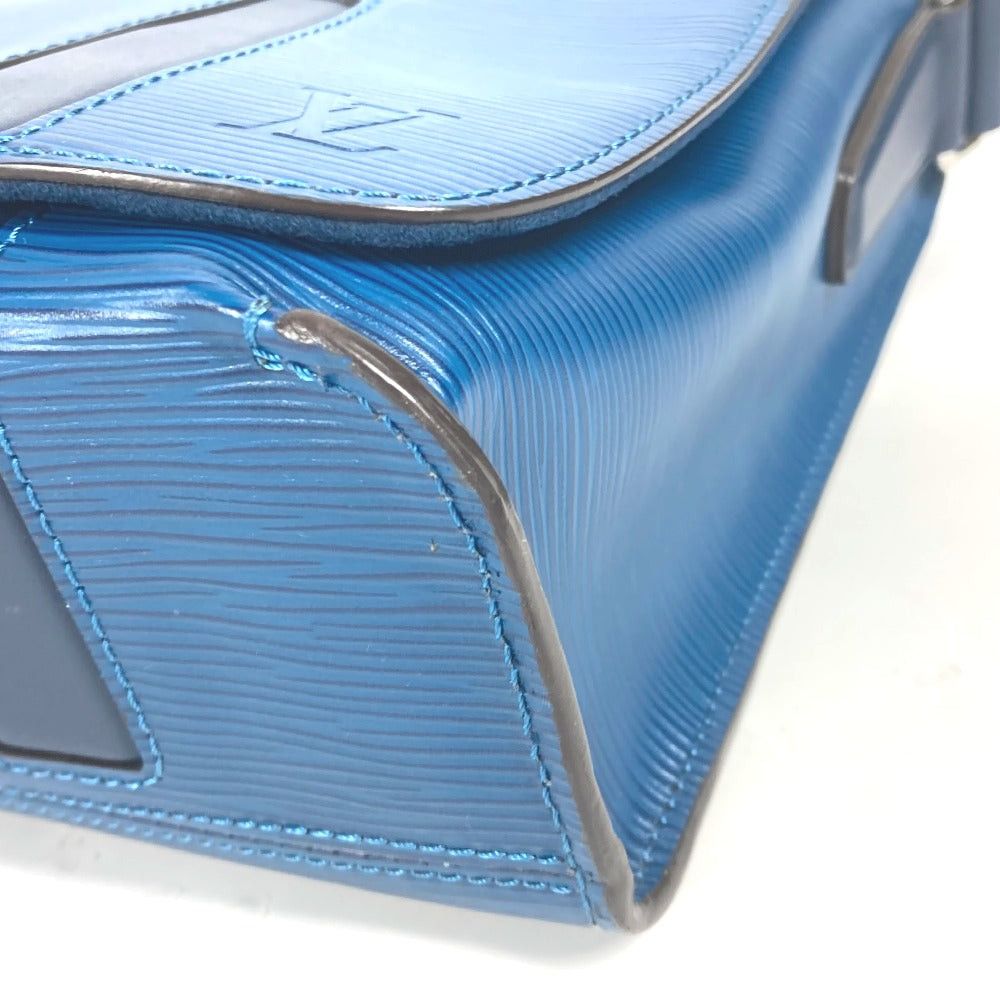 Louis Vuitton Louis Vuitton M53407 Epi Harrington Messenger Diagonal Hanging (E.G. Of A Rocket) Briefcase Flap Shoulder Bag Leather Men Blue Azul (Blue Cheese) Size ONE SIZE - 6 Thumbnail