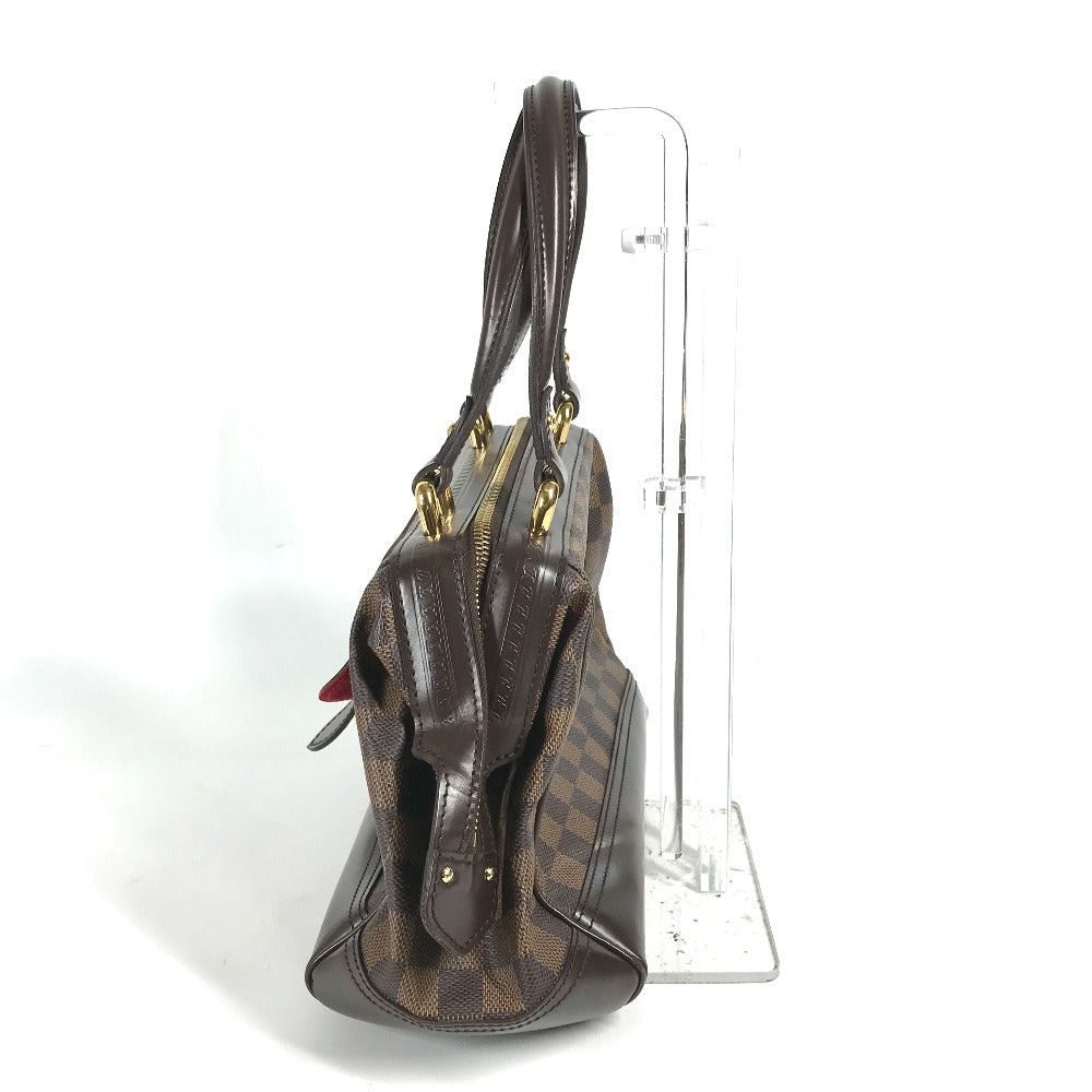Louis Vuitton Louis Vuitton N51201 Damier Knightsbridge Briefcase Handbag Tote Bag Canvas Women Ebenu. Brown Size ONE SIZE - 3 Thumbnail