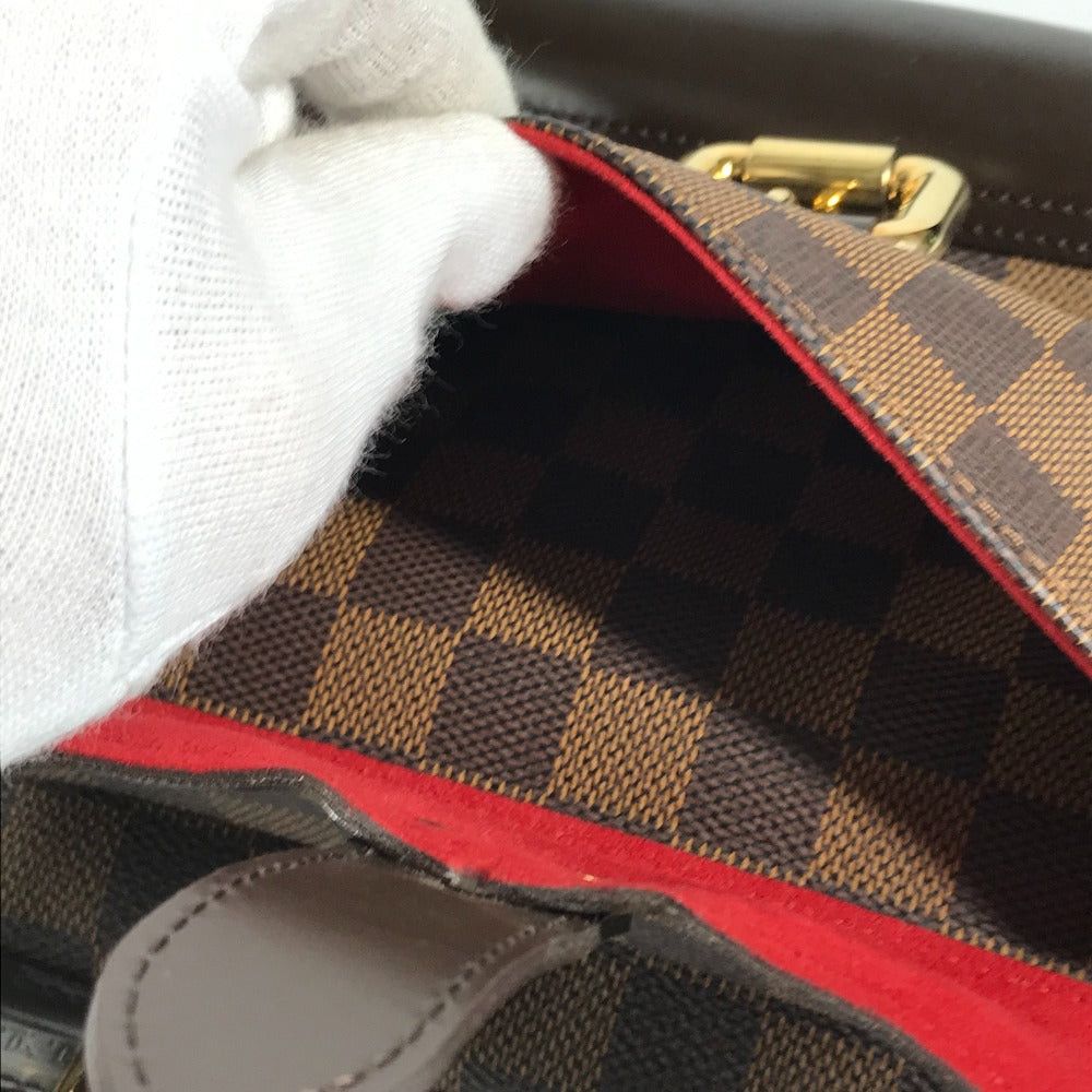 Louis Vuitton Louis Vuitton N51201 Damier Knightsbridge Briefcase Handbag Tote Bag Canvas Women Ebenu. Brown Size ONE SIZE - 8 Thumbnail
