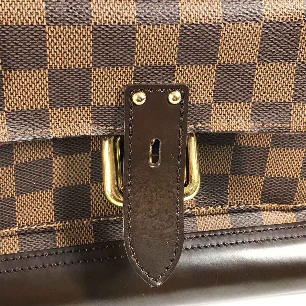 Louis Vuitton Louis Vuitton N51201 Damier Knightsbridge Briefcase Handbag Tote Bag Canvas Women Ebenu. Brown Size ONE SIZE - 7 Thumbnail