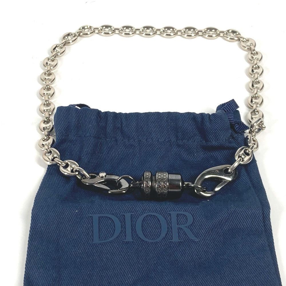 Dior Dior N2062Hommt Chain Necklace Accessories Cylinder Canape Metal Men Silver-Toned Size ONE SIZE - 8 Thumbnail