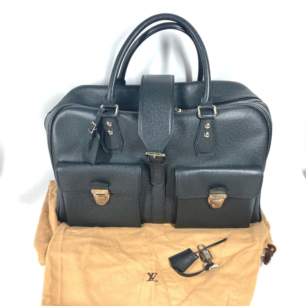 Louis Vuitton Louis Vuitton M32502 Taiga Ivan. Travel Bag Briefcase Boston Leather Men Aldouise Black Size ONE SIZE - 8 Thumbnail
