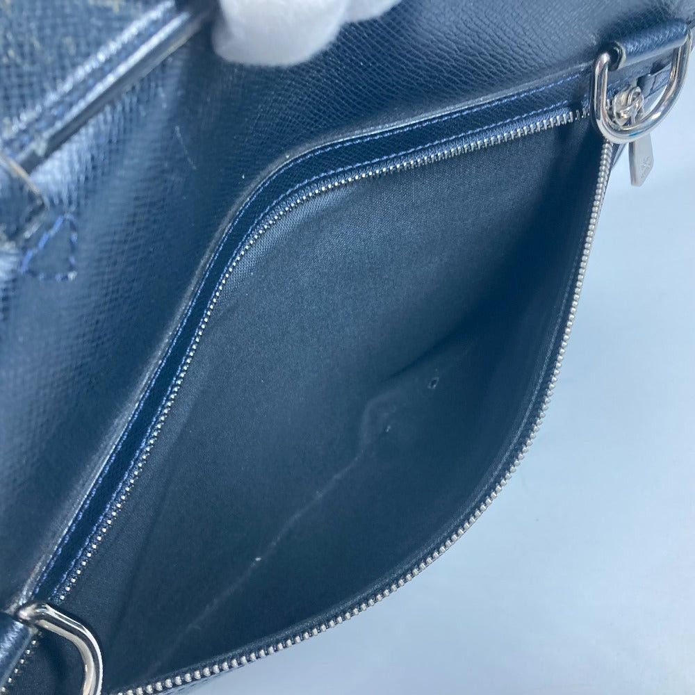Louis Vuitton Louis Vuitton M32640 Taiga Vasili Pm Attaché Case Porte-Documents Briefcase Business Bag Leather Men Boreal Dark Navy Size ONE SIZE - 18 Thumbnail
