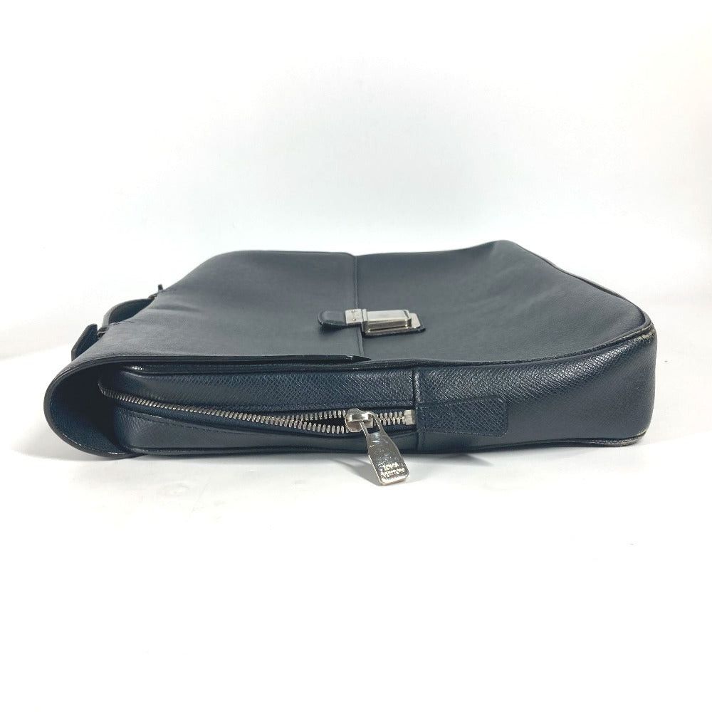 Louis Vuitton Louis Vuitton M32640 Taiga Vasili Pm Attaché Case Porte-Documents Briefcase Business Bag Leather Men Boreal Dark Navy Size ONE SIZE - 2 Thumbnail