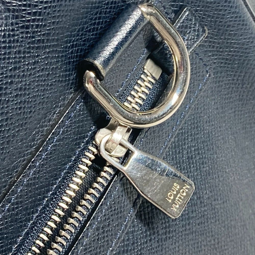 Louis Vuitton Louis Vuitton M32640 Taiga Vasili Pm Attaché Case Porte-Documents Briefcase Business Bag Leather Men Boreal Dark Navy Size ONE SIZE - 11 Thumbnail