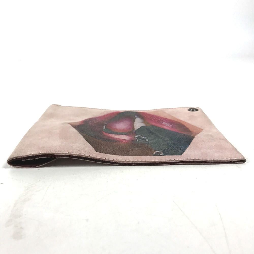Chrome Hearts Chrome Hearts Multi-Pouch Laurie Lynn Stark Japan Exhibition Article Not For Sale Flat Accessory Case Pouch Suede Men Pink Size ONE SIZE - 4 Thumbnail