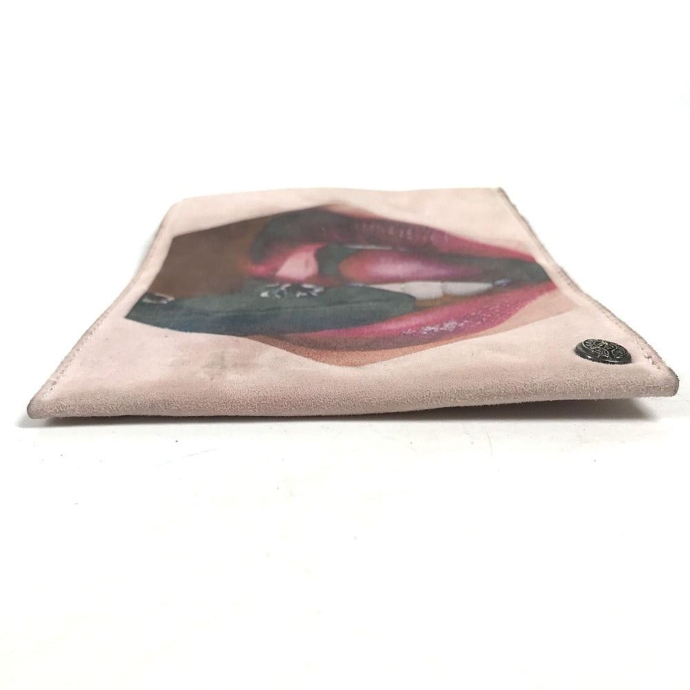 Chrome Hearts Chrome Hearts Multi-Pouch Laurie Lynn Stark Japan Exhibition Article Not For Sale Flat Accessory Case Pouch Suede Men Pink Size ONE SIZE - 5 Thumbnail