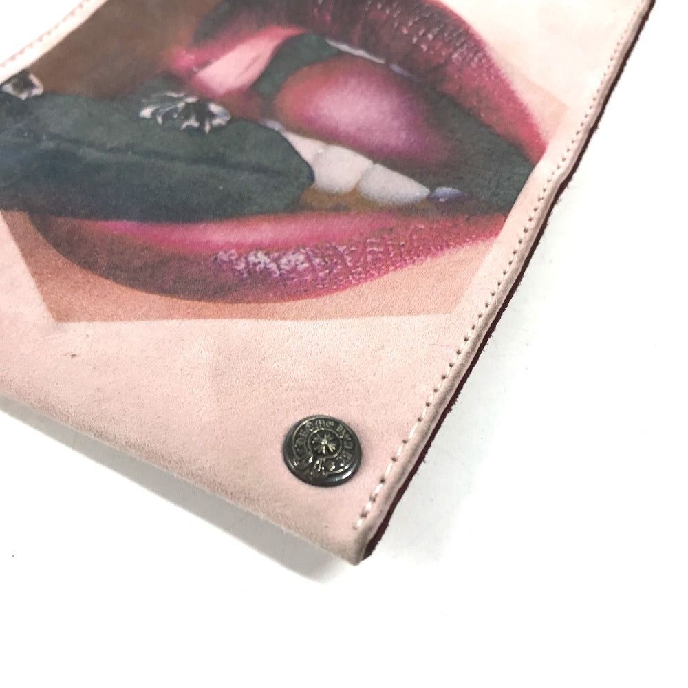 Chrome Hearts Chrome Hearts Multi-Pouch Laurie Lynn Stark Japan Exhibition Article Not For Sale Flat Accessory Case Pouch Suede Men Pink Size ONE SIZE - 7 Thumbnail