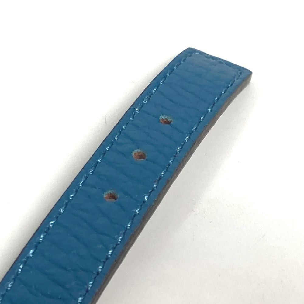 Louis Vuitton Louis Vuitton M6015E Brasle Lv Accessories Twofold Bicolor Bracelet Tryon Leather Unisex Blue Size ONE SIZE - 7 Thumbnail