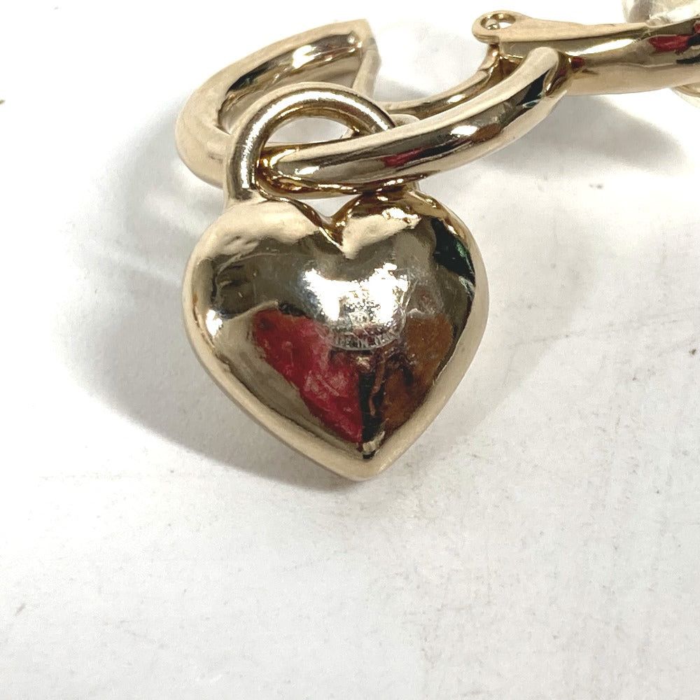Chanel Chanel 22B Cc Coma Mark Heart Accessories Earring Metal Women Gold Size ONE SIZE - 11 Thumbnail
