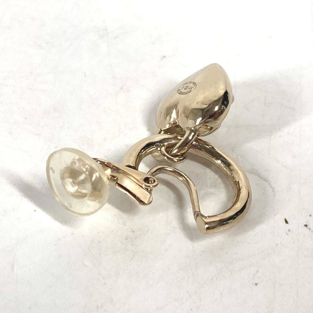 Chanel Chanel 22B Cc Coma Mark Heart Accessories Earring Metal Women Gold Size ONE SIZE - 10 Thumbnail