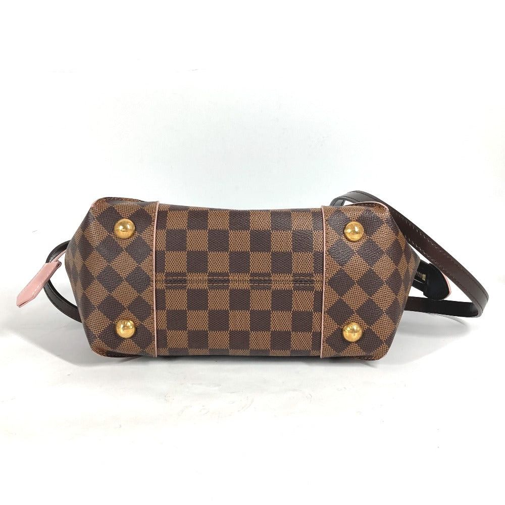 Louis Vuitton Louis Vuitton N41554 Damier Caissa Pm 2 Way Bag Shoulder Diagonal Hanging (E.G. Of A Rocket) Shawl Handbag Canvas Women Rosebay Balerine Brown×Pink Size ONE SIZE - 5 Thumbnail