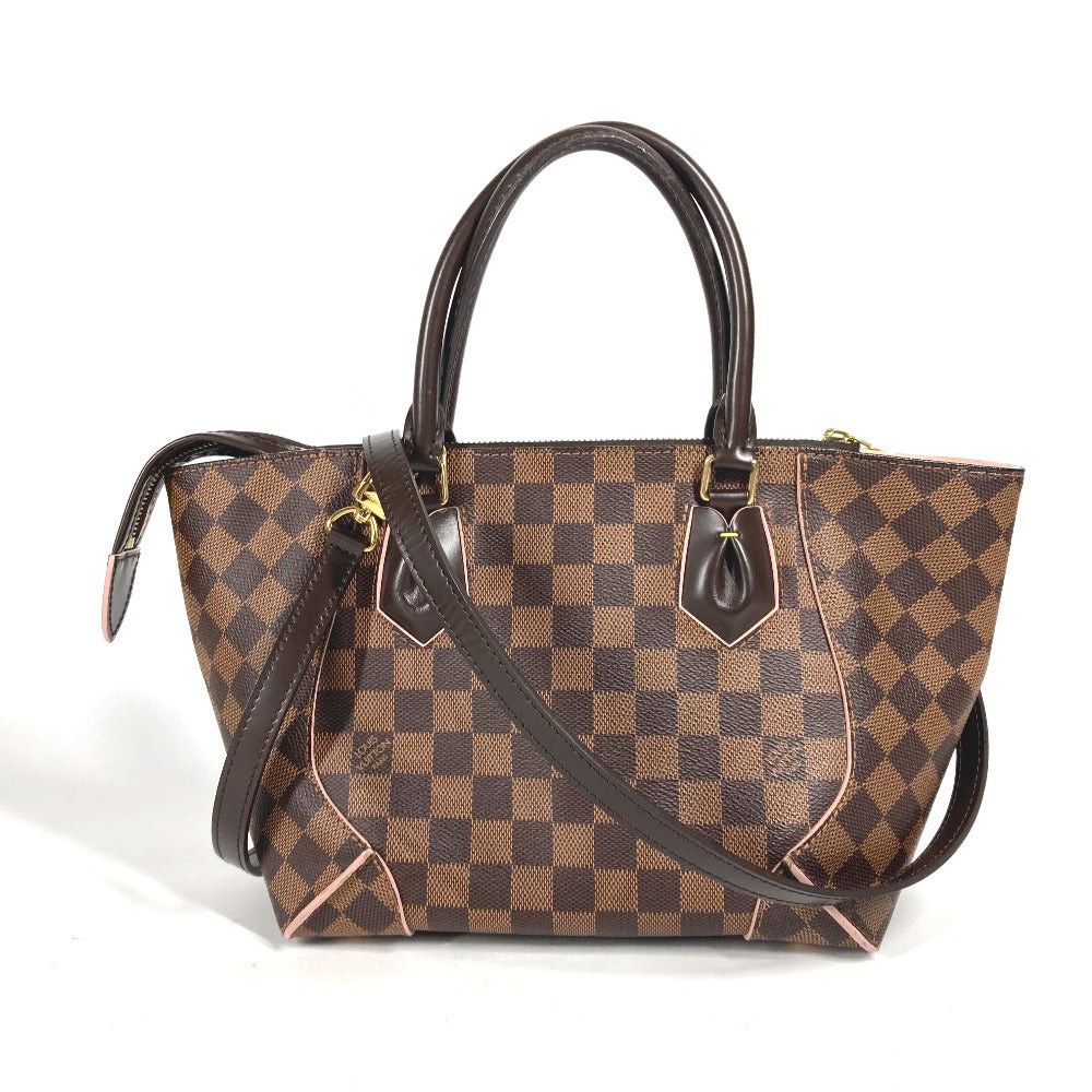 Louis Vuitton Louis Vuitton N41554 Damier Caissa Pm 2 Way Bag Shoulder Diagonal Hanging (E.G. Of A Rocket) Shawl Handbag Canvas Women Rosebay Balerine Brown×Pink Size ONE SIZE - 2 Thumbnail