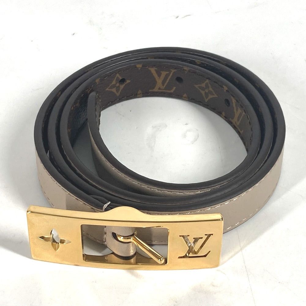 Louis Vuitton Louis Vuitton M8370Y Monogram Belt Lv Duo 18Mm Reversible Accessories Narrow Courroies Canvas Women Brown Size ONE SIZE - 15 Thumbnail