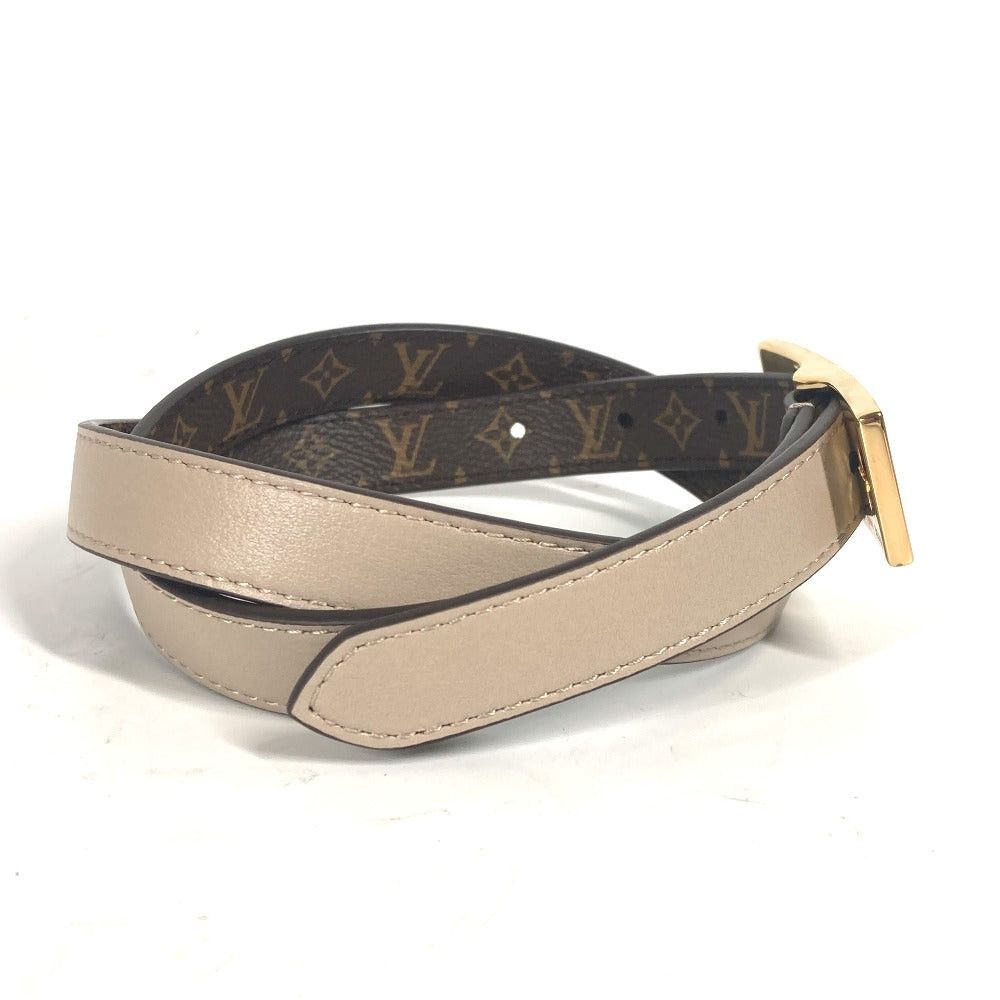 Louis Vuitton Louis Vuitton M8370Y Monogram Belt Lv Duo 18Mm Reversible Accessories Narrow Courroies Canvas Women Brown Size ONE SIZE - 3 Thumbnail