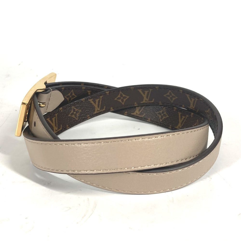 Louis Vuitton Louis Vuitton M8370Y Monogram Belt Lv Duo 18Mm Reversible Accessories Narrow Courroies Canvas Women Brown Size ONE SIZE - 4 Thumbnail