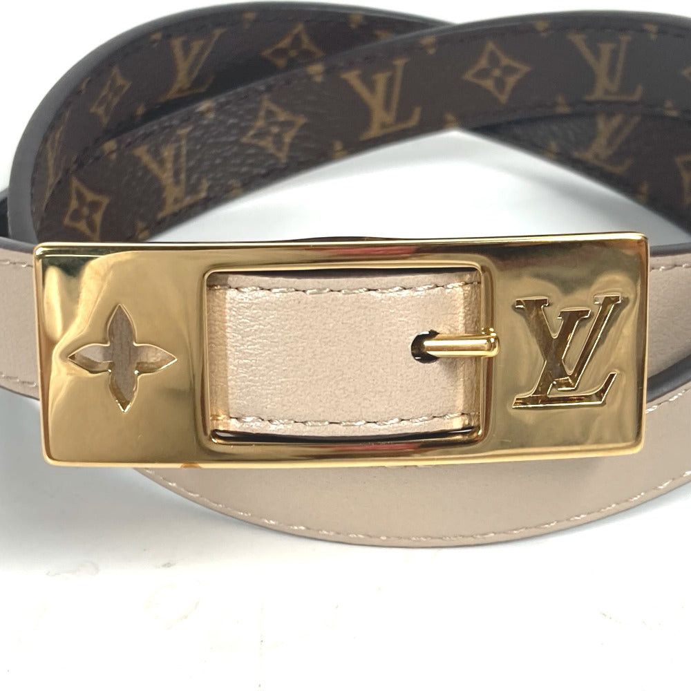 Louis Vuitton Louis Vuitton M8370Y Monogram Belt Lv Duo 18Mm Reversible Accessories Narrow Courroies Canvas Women Brown Size ONE SIZE - 5 Thumbnail