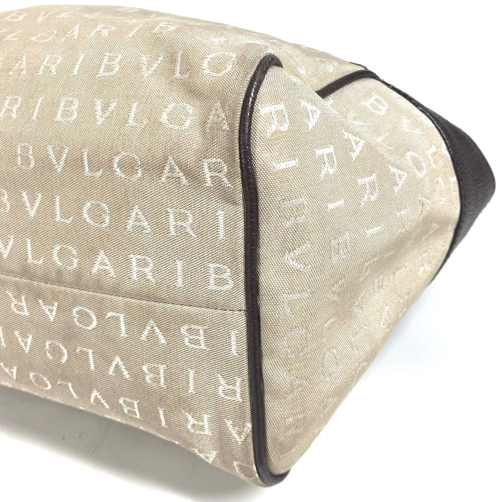 Bvlgari Bvlgari Shawl Logomania Briefcase Mini Boston Bag Shoulder Leather/Canvas Women Beige Size ONE SIZE - 6 Thumbnail