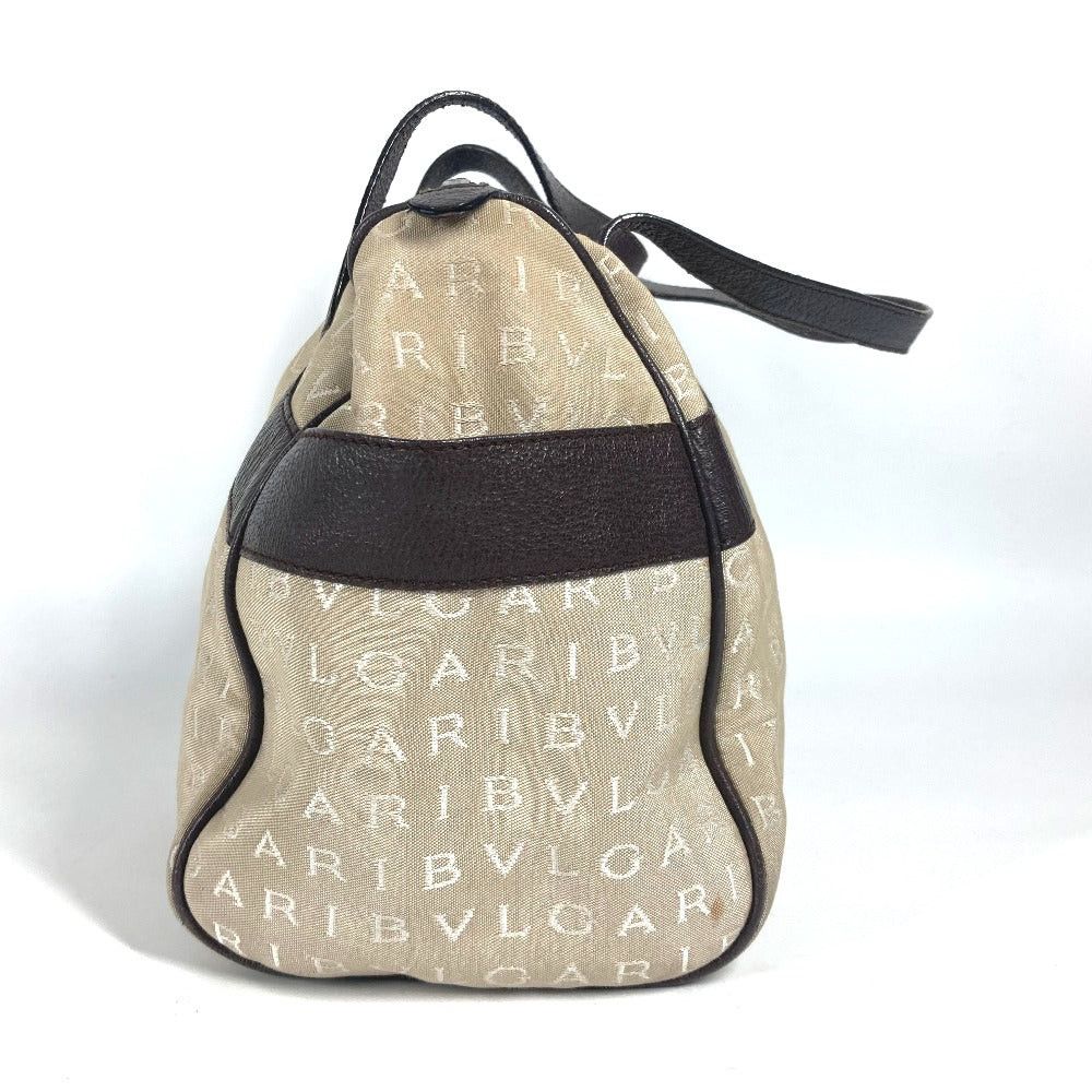 Bvlgari Bvlgari Shawl Logomania Briefcase Mini Boston Bag Shoulder Leather/Canvas Women Beige Size ONE SIZE - 3 Thumbnail