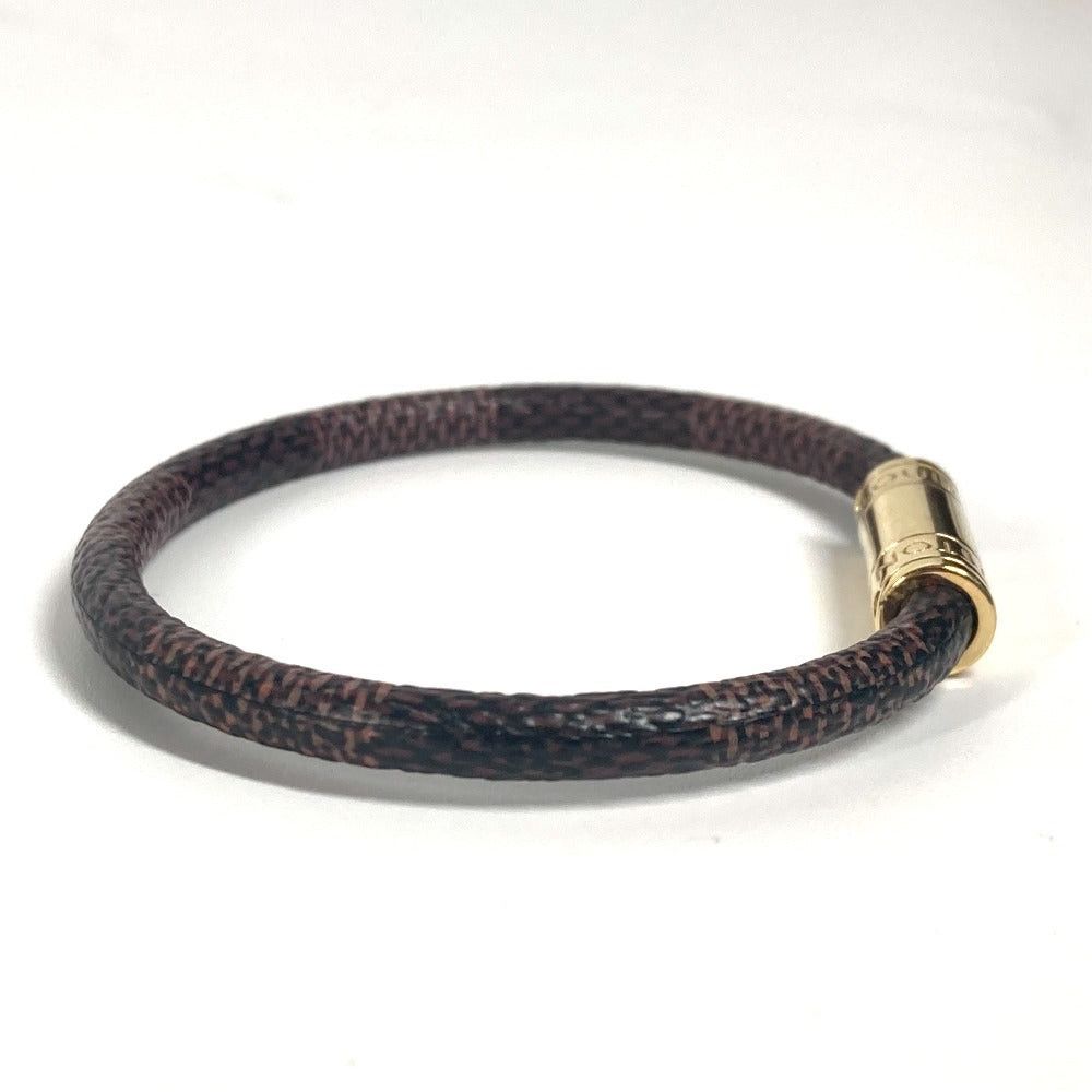 Louis Vuitton Louis Vuitton M6139F Damier Brasle Keep. It Bangle Accessories Bracelet Canvas Women Ebenu. Brown Size ONE SIZE - 6 Thumbnail