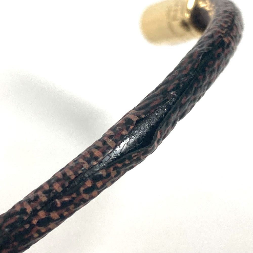 Louis Vuitton Louis Vuitton M6139F Damier Brasle Keep. It Bangle Accessories Bracelet Canvas Women Ebenu. Brown Size ONE SIZE - 8 Thumbnail