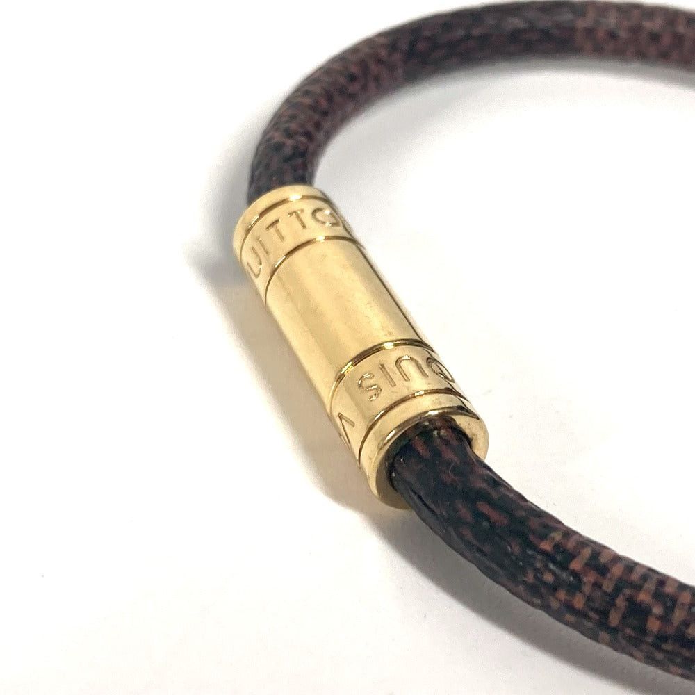 Louis Vuitton Louis Vuitton M6139F Damier Brasle Keep. It Bangle Accessories Bracelet Canvas Women Ebenu. Brown Size ONE SIZE - 4 Thumbnail
