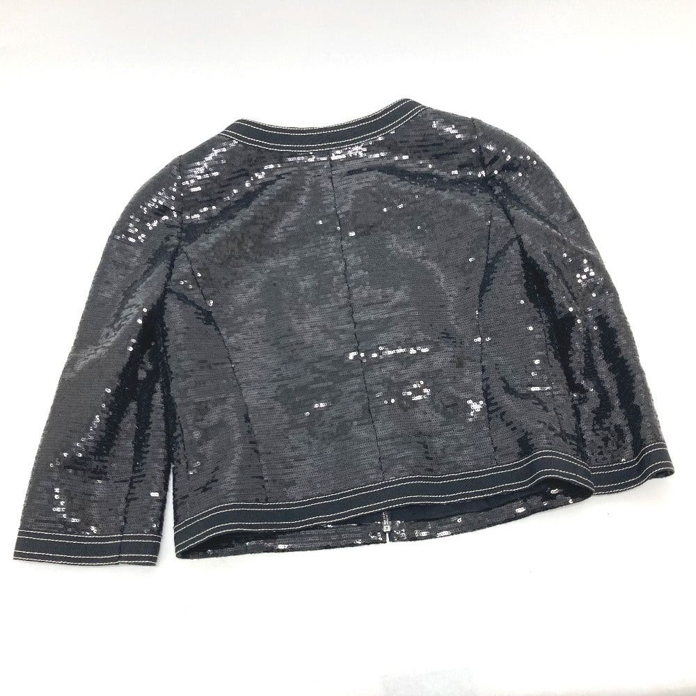 Chanel Chanel P45044 Sequin Three-Quarter Sleeves Outer Jacket Apparel (Clothing) Women Black Size XS / US 0-2 / IT 36-38 - 6 Thumbnail