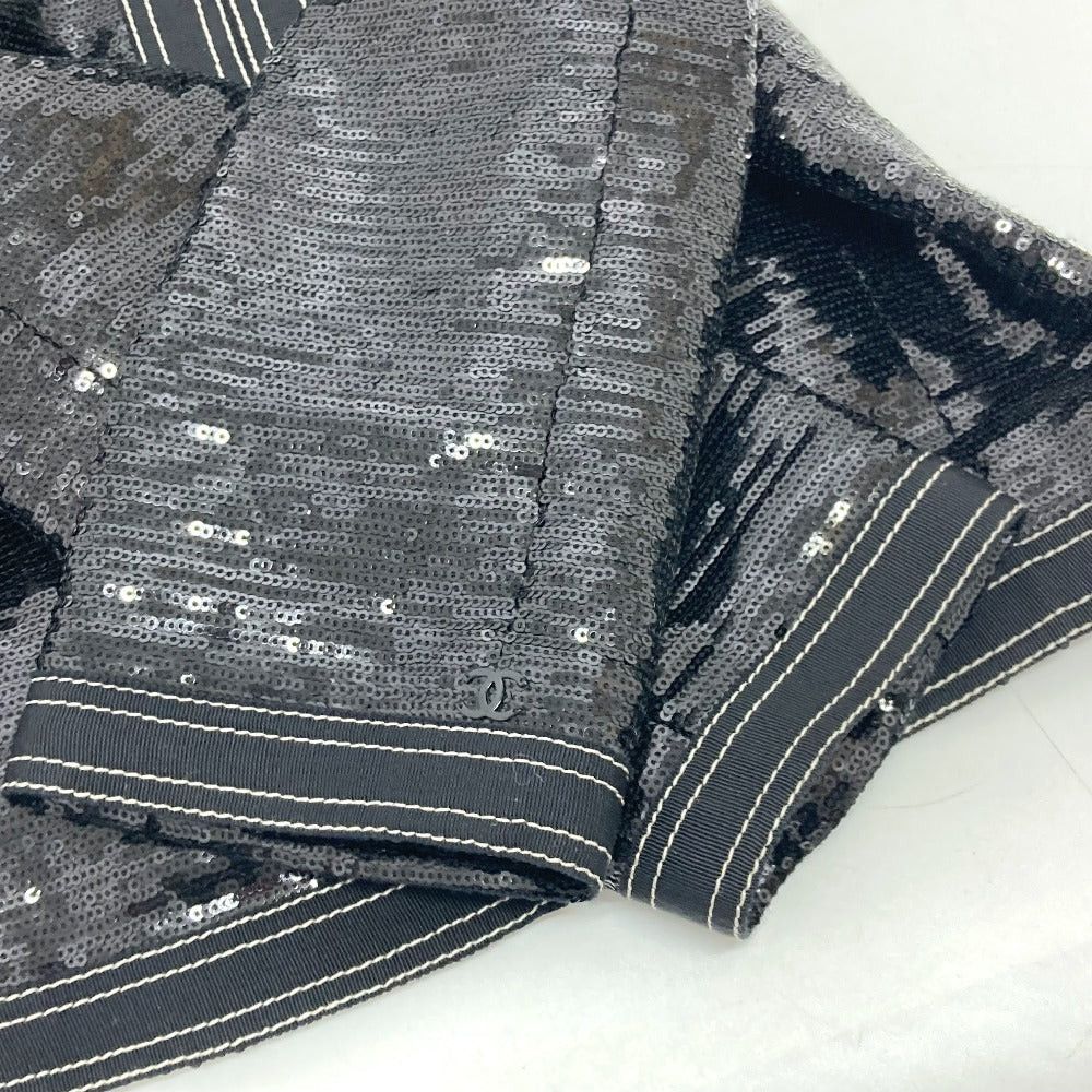 Chanel Chanel P45044 Sequin Three-Quarter Sleeves Outer Jacket Apparel (Clothing) Women Black Size XS / US 0-2 / IT 36-38 - 5 Thumbnail
