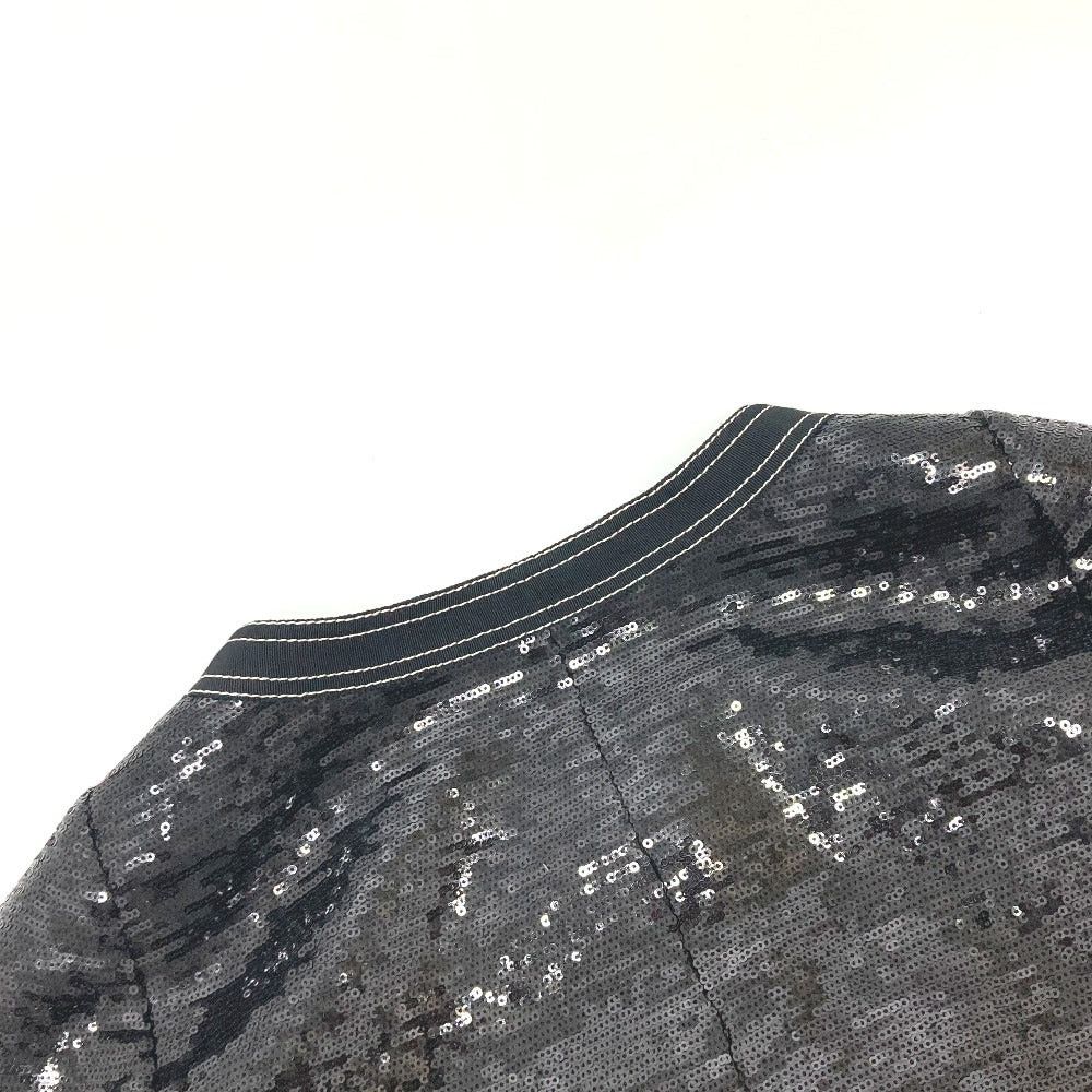 Chanel Chanel P45044 Sequin Three-Quarter Sleeves Outer Jacket Apparel (Clothing) Women Black Size XS / US 0-2 / IT 36-38 - 8 Thumbnail