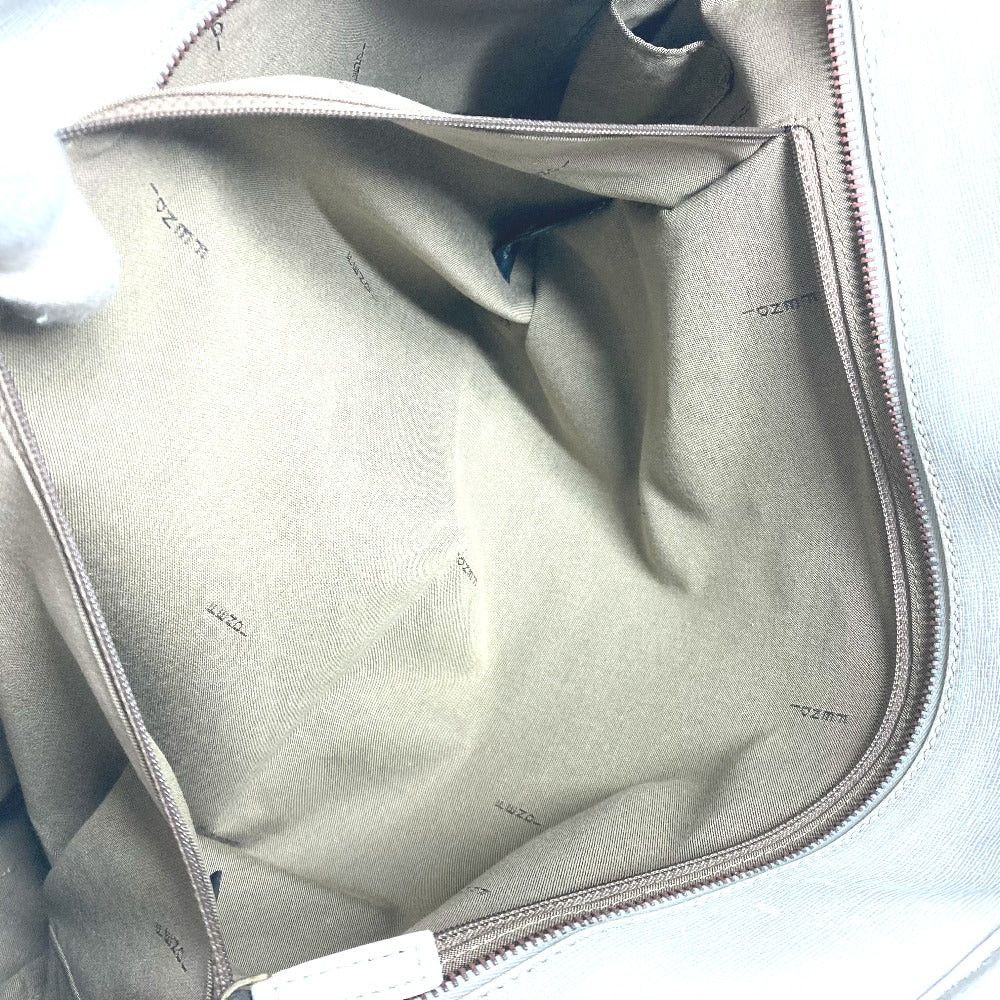 Fendi Fendi 8Bh185 Briefcase Shawl Tote Bag Zukka Logo Metal Plate Shoulder Leather/Canvas Women White Size ONE SIZE - 17 Thumbnail