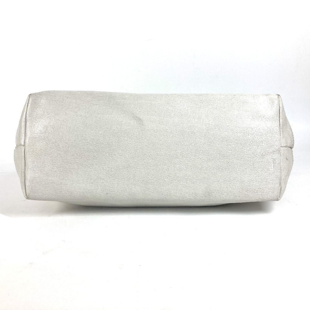Fendi Fendi 8Bh185 Briefcase Shawl Tote Bag Zukka Logo Metal Plate Shoulder Leather/Canvas Women White Size ONE SIZE - 9 Thumbnail