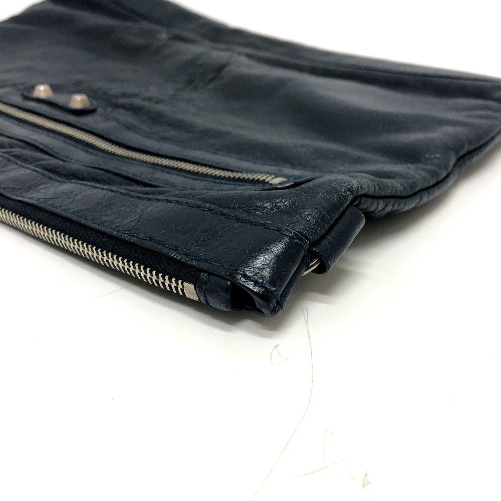 Balenciaga Balenciaga 273023 Classic Clip L Zippered Carrying Case Briefcase Bag Clutch Leather Men Black Size ONE SIZE - 6 Thumbnail