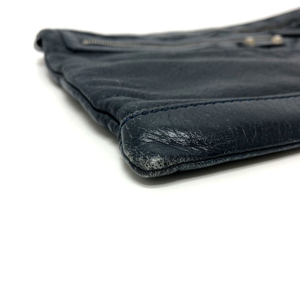 Balenciaga Balenciaga 273023 Classic Clip L Zippered Carrying Case Briefcase Bag Clutch Leather Men Black Size ONE SIZE - 3 Thumbnail