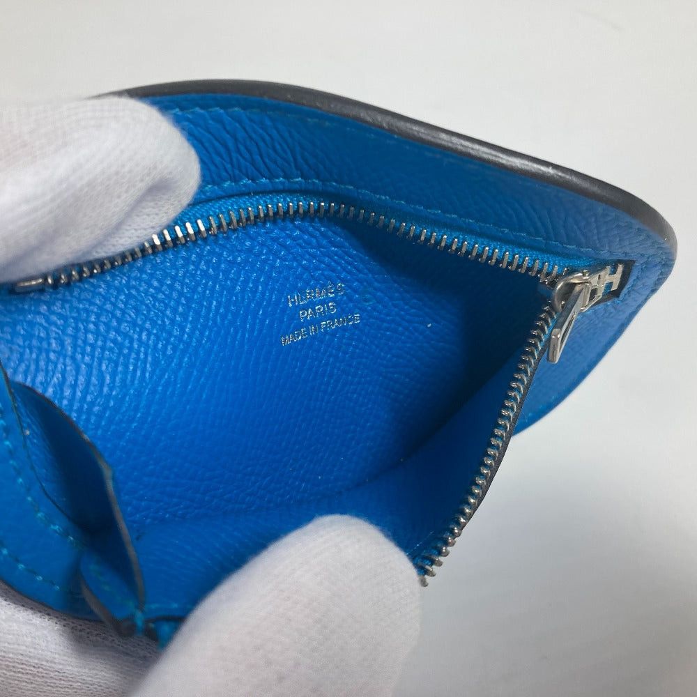 Hermes Hermes Surf Wallet Change Purse Coin Epson Unisex Blue Size ONE SIZE - 8 Thumbnail