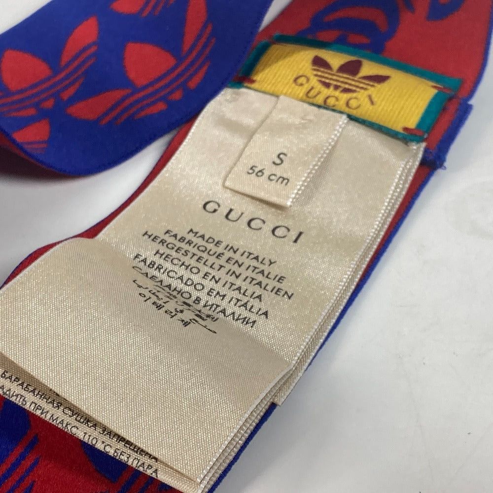 Gucci Gucci 703595 Adidas (Brand Name) Collaboration Logo Headband Accessories Hair Band Nylon Men Blue Size ONE SIZE - 7 Thumbnail