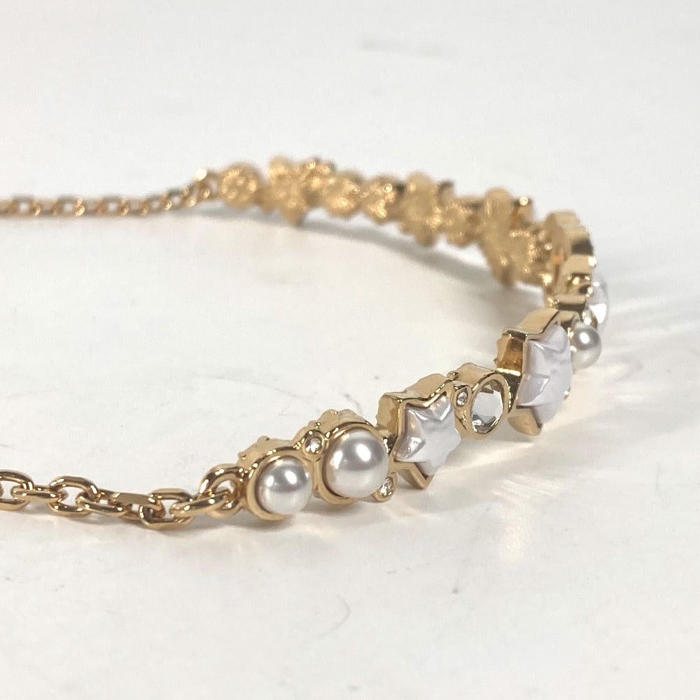 Chanel Chanel B24C Cc Coma Mark Star Estrela Chain Choker Accessories Rhinestone Necklace Metal Women Gold Size ONE SIZE - 7 Thumbnail
