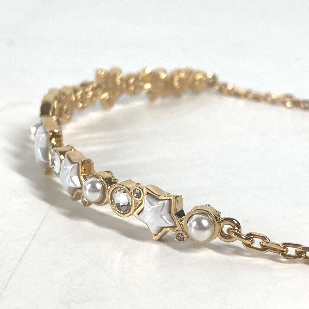 Chanel Chanel B24C Cc Coma Mark Star Estrela Chain Choker Accessories Rhinestone Necklace Metal Women Gold Size ONE SIZE - 6 Thumbnail