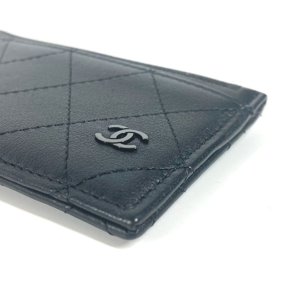 Chanel Chanel Ap3823 Cc Coma Mark Matelasse Classic Fragment Case Wallet Change Purse Coin Leather Women Black Size ONE SIZE - 4 Thumbnail