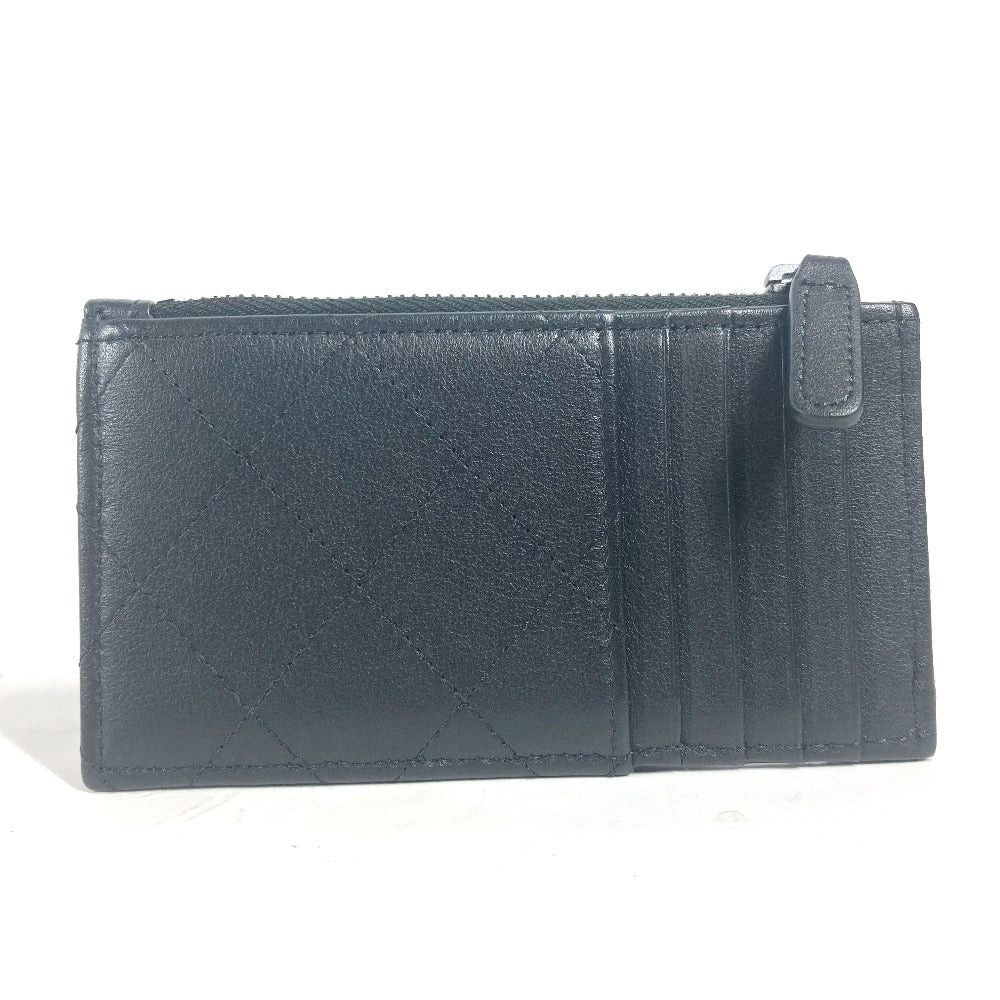 Chanel Chanel Ap3823 Cc Coma Mark Matelasse Classic Fragment Case Wallet Change Purse Coin Leather Women Black Size ONE SIZE - 3 Thumbnail
