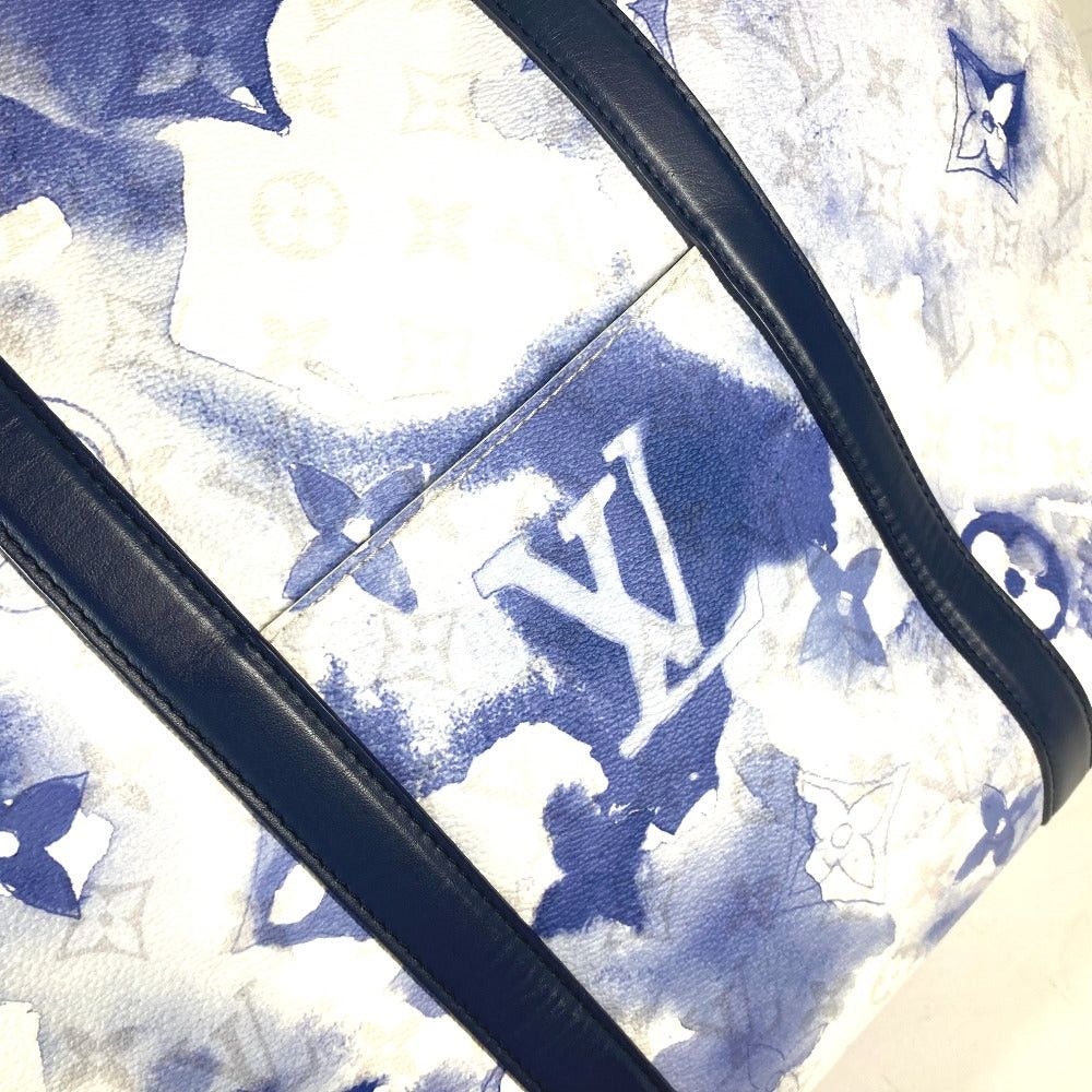Louis Vuitton Louis Vuitton M45755 Monogram Weekend Tote Gm Bag Briefcase Shawl Shoulder Canvas Men Blue Size ONE SIZE - 9 Thumbnail